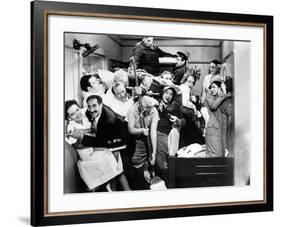 Harpo Marx, the Marx Brothers, Chico Marx, Groucho Marx. "A Night At the Opera".1935, by Sam Wood-null-Framed Photographic Print