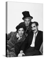 Harpo Marx, the Marx Brothers, Chico Marx, Groucho Marx-null-Stretched Canvas