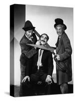 Harpo Marx, the Marx Brothers, Chico Marx, Groucho Marx-null-Stretched Canvas