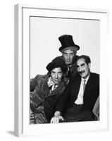 Harpo Marx, the Marx Brothers, Chico Marx, Groucho Marx-null-Framed Photographic Print