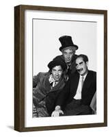 Harpo Marx, the Marx Brothers, Chico Marx, Groucho Marx-null-Framed Photographic Print