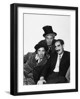 Harpo Marx, the Marx Brothers, Chico Marx, Groucho Marx-null-Framed Photographic Print