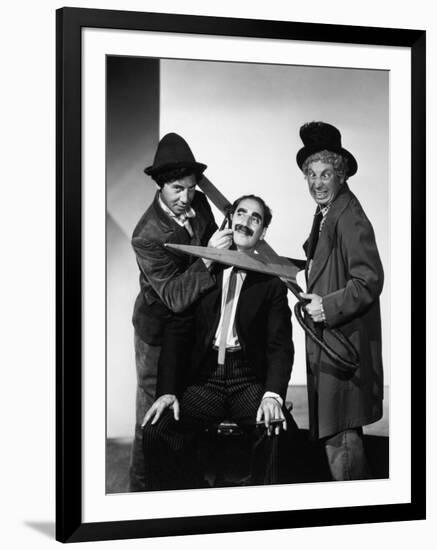 Harpo Marx, the Marx Brothers, Chico Marx, Groucho Marx-null-Framed Photographic Print