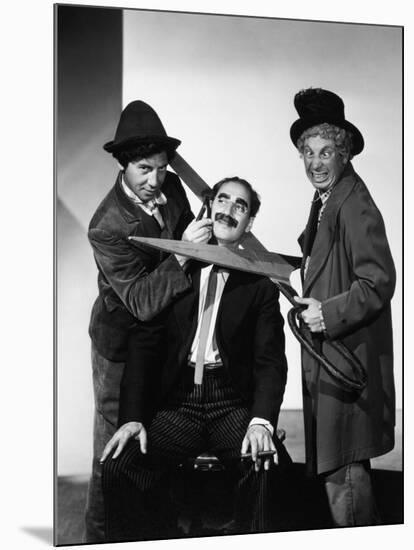 Harpo Marx, the Marx Brothers, Chico Marx, Groucho Marx-null-Mounted Photographic Print