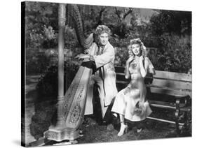 Harpo Marx, Vera-Ellen, Love Happy, 1949-null-Stretched Canvas