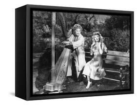 Harpo Marx, Vera-Ellen, Love Happy, 1949-null-Framed Stretched Canvas