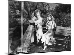 Harpo Marx, Vera-Ellen, Love Happy, 1949-null-Mounted Photographic Print