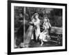 Harpo Marx, Vera-Ellen, Love Happy, 1949-null-Framed Photographic Print