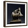 Harpocrates on Back of Pig, Clay Statue Destined for Domestic Worship-null-Framed Giclee Print