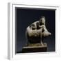 Harpocrates on Back of Pig, Clay Statue Destined for Domestic Worship-null-Framed Giclee Print