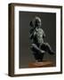 Harpocrates Seated on Lotus Flower, Symbol of Sun, Bronze Statue-null-Framed Giclee Print