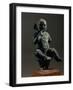 Harpocrates Seated on Lotus Flower, Symbol of Sun, Bronze Statue-null-Framed Giclee Print