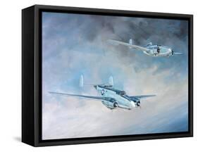 Harpoon Pair-Dominic Berry-Framed Stretched Canvas