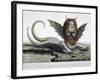 Harpy, Monster Found on Shores of Lake Fagua in Chile, 1784, Print-null-Framed Giclee Print