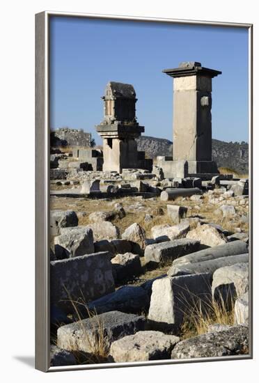Harpy Monument and Lycian Tomb-Stuart Black-Framed Photographic Print