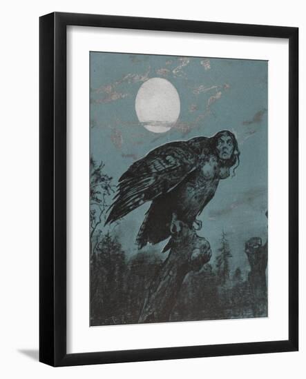 Harpye-Hans Thoma-Framed Giclee Print