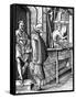 Harquebusier or Hand-Gun Maker, C1559-1591-Jost Amman-Framed Stretched Canvas