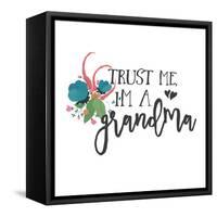 Harriet Floral Grandma Inspiration I-Wild Apple Portfolio-Framed Stretched Canvas