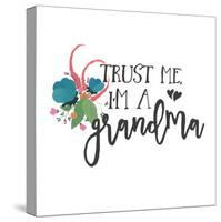 Harriet Floral Grandma Inspiration I-Wild Apple Portfolio-Stretched Canvas