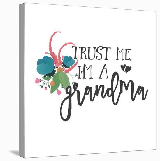 Harriet Floral Grandma Inspiration I-Wild Apple Portfolio-Stretched Canvas