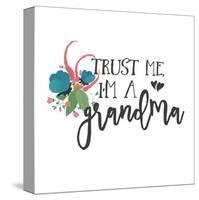 Harriet Floral Grandma Inspiration I-Wild Apple Portfolio-Stretched Canvas