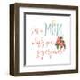 Harriet Floral Mom Inspiration II-Wild Apple Portfolio-Framed Art Print