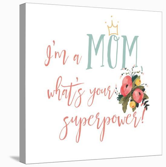 Harriet Floral Mom Inspiration II-Wild Apple Portfolio-Stretched Canvas