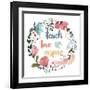 Harriet Floral Teacher Inspiration I-Wild Apple Portfolio-Framed Art Print