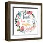 Harriet Floral Teacher Inspiration I-Wild Apple Portfolio-Framed Art Print