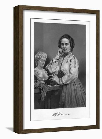 Harriet Hosmer-Alonzo Chappel-Framed Art Print