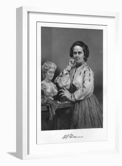 Harriet Hosmer-Alonzo Chappel-Framed Art Print