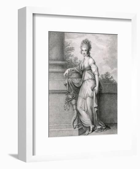 Harriet Lady Bulkeley-Richard Cosway-Framed Art Print