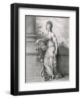 Harriet Lady Bulkeley-Richard Cosway-Framed Art Print