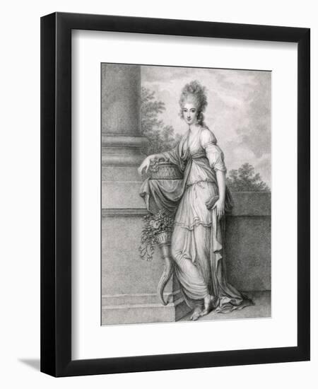 Harriet Lady Bulkeley-Richard Cosway-Framed Art Print