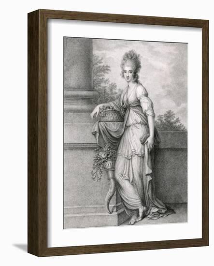 Harriet Lady Bulkeley-Richard Cosway-Framed Art Print