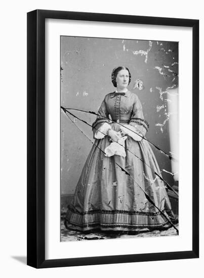 Harriet Lane, First Lady-Science Source-Framed Premium Giclee Print
