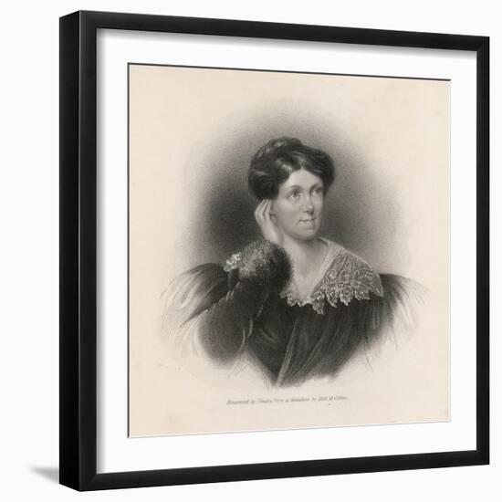 Harriet Martineau Writer and Social Commentator-null-Framed Art Print