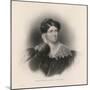 Harriet Martineau Writer and Social Commentator-null-Mounted Art Print