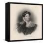 Harriet Martineau Writer and Social Commentator-null-Framed Stretched Canvas