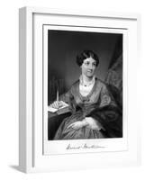 Harriet Martineau-Alonzo Chappel-Framed Art Print