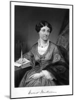 Harriet Martineau-Alonzo Chappel-Mounted Art Print