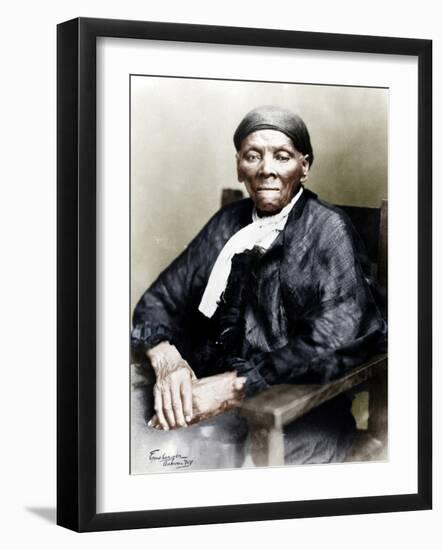 Harriet Tubman, American anti-slavery activist, c1900-Unknown-Framed Photographic Print