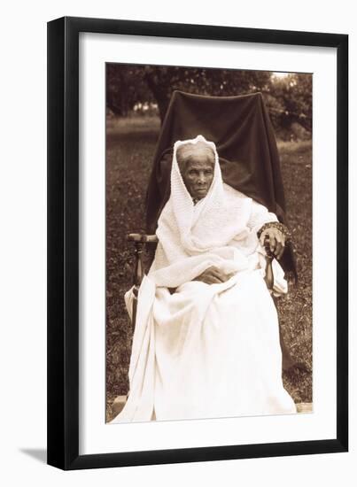 Harriet Tubman Portrait-null-Framed Art Print