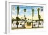 Harrington Motel, Hollywood, California-null-Framed Art Print