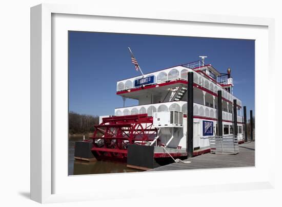 Harriott II Riverboat In Montgomery, Alabama-Carol Highsmith-Framed Art Print