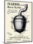 Harris Copper Brew Kettle-null-Mounted Art Print