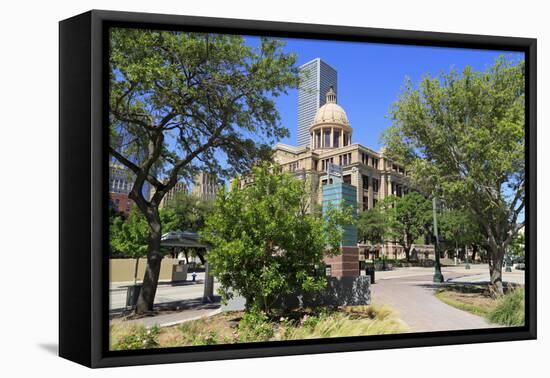 Harris County 1910 Courthouse, Houston,Texas, United States of America, North America-Richard Cummins-Framed Stretched Canvas