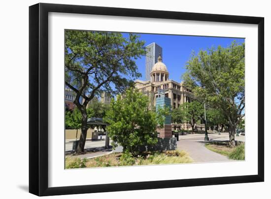 Harris County 1910 Courthouse, Houston,Texas, United States of America, North America-Richard Cummins-Framed Photographic Print
