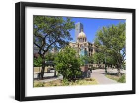 Harris County 1910 Courthouse, Houston,Texas, United States of America, North America-Richard Cummins-Framed Photographic Print