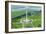 Harris County, Tx - Aerial View of the San Jacinto Monument, History Museum, Near La Porte, c.1945-Lantern Press-Framed Art Print